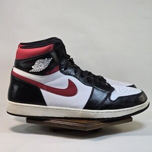 Nike Air Jordan 1 Retro High OG Shoes Mens Size 18 Black Gym Red 555088-061